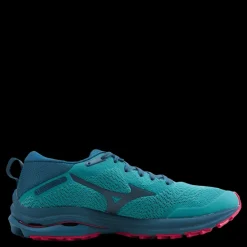 Mizuno Wave Rider Tt W Lagoon/moroccan Blue/pink Peac Turkos Discount