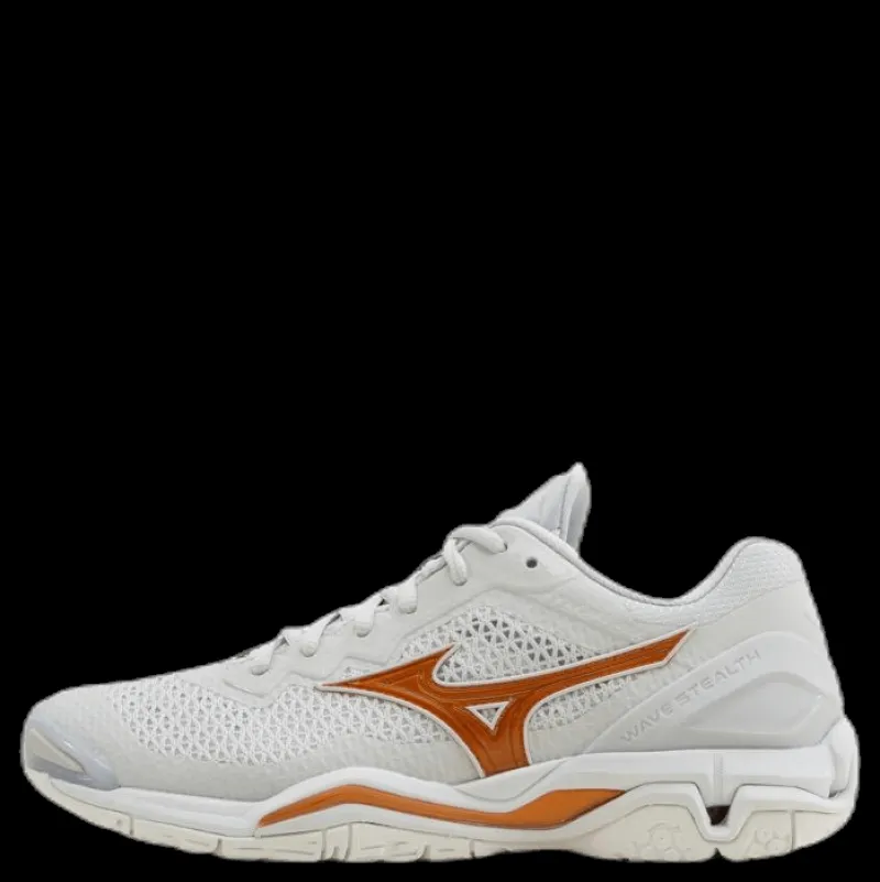 Hot Mizuno Wave Stealth V Orange/White Vit