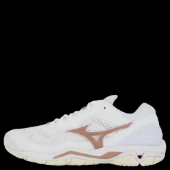 Mizuno Wave Stealth V W White/rose/snow White Vit Discount