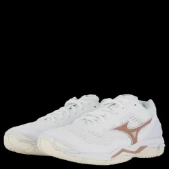 Mizuno Wave Stealth V W White/rose/snow White Vit Discount