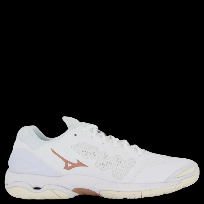 Mizuno Wave Stealth V W White/rose/snow White Vit Discount