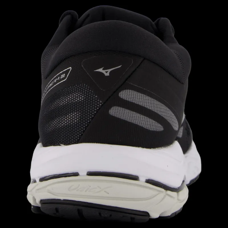 Mizuno Wave Stream 2 Black/silver/oyster Mushroom Svart