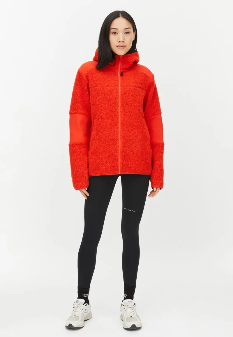 Röhnisch Wazzi Pile Hoodie Poinciana Clearance