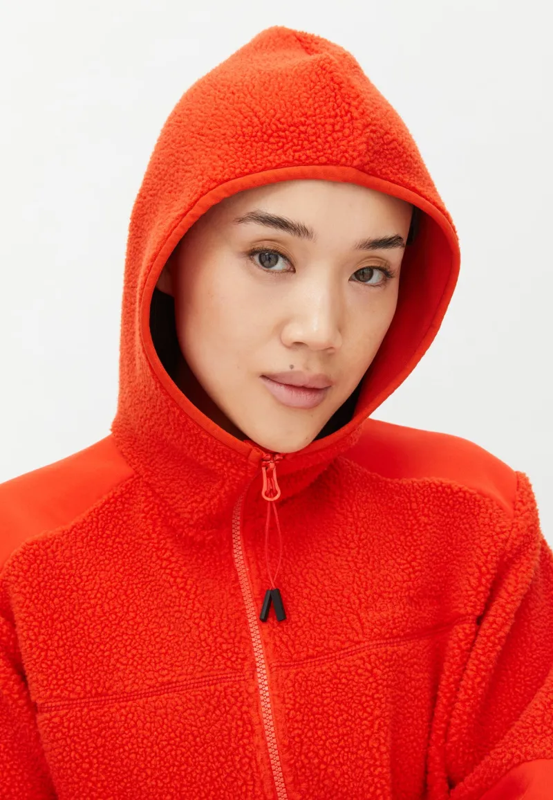 Röhnisch Wazzi Pile Hoodie Poinciana Clearance