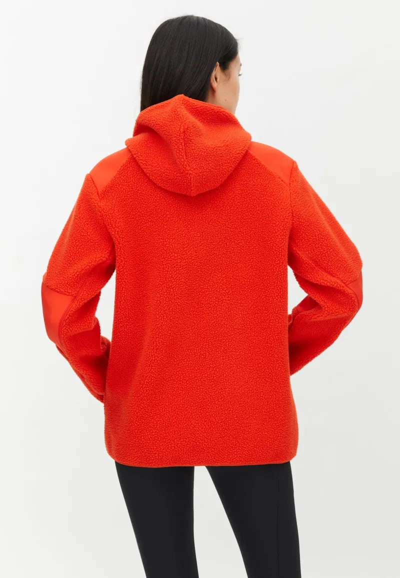 Röhnisch Wazzi Pile Hoodie Poinciana Clearance