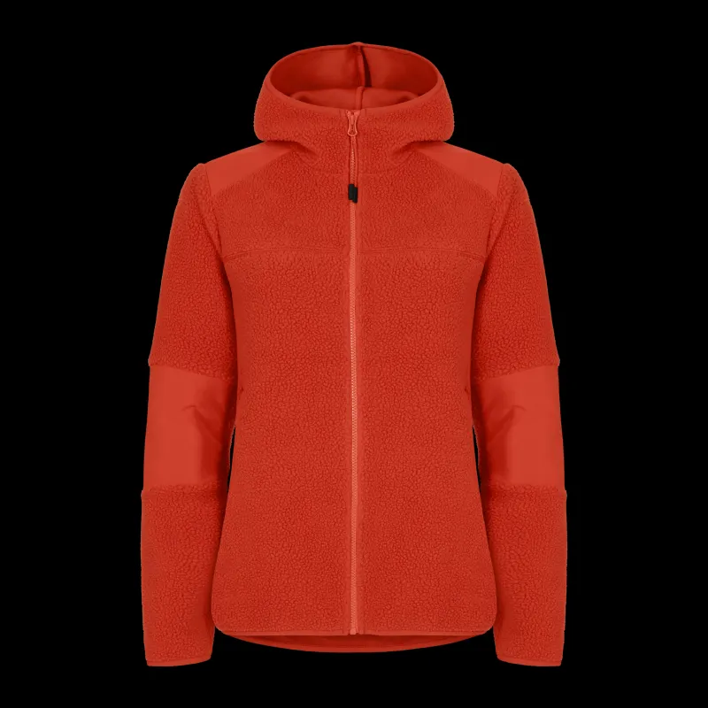 Röhnisch Wazzi Pile Hoodie Poinciana Clearance
