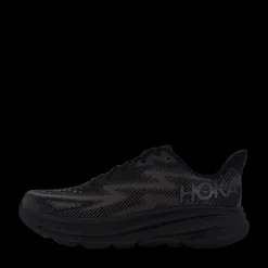 Clearance Hoka W clifton 9 Black / black Svart