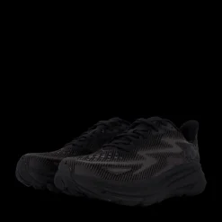 Clearance Hoka W clifton 9 Black / black Svart