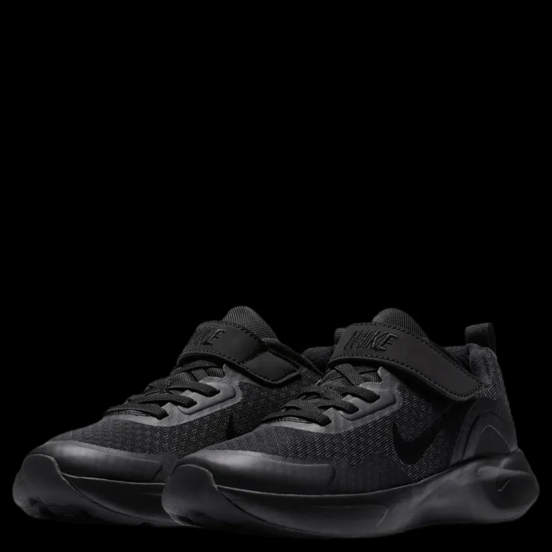 Nike Wear All Day PS Little kids Black Svart Sale