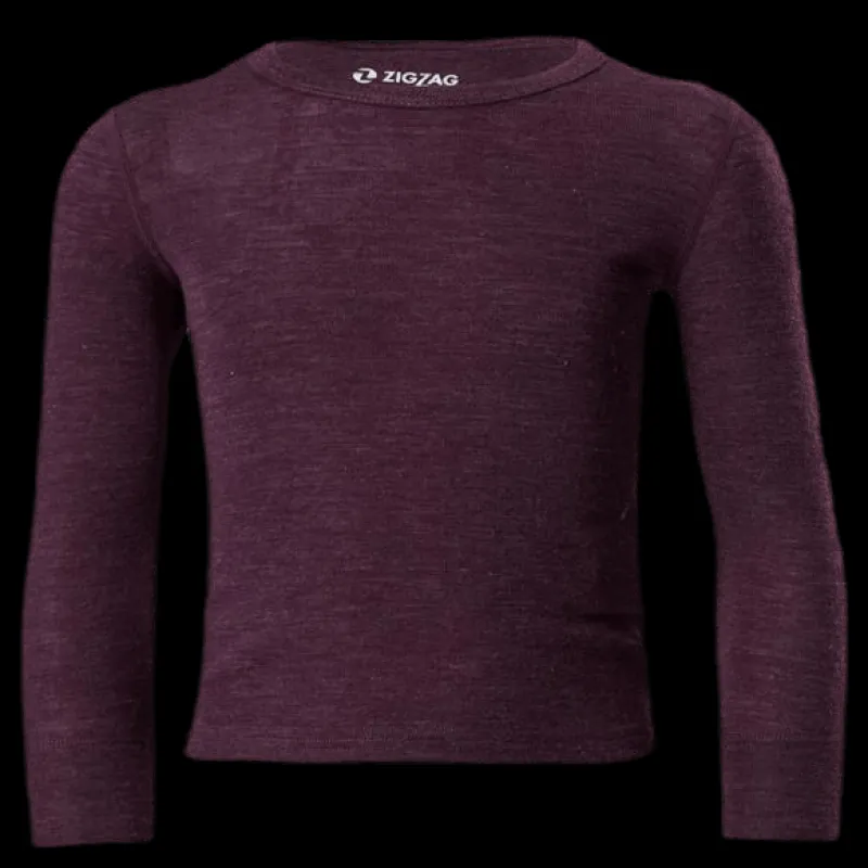 Online ZigZag Wendell Wool Ski Underwear Purple Lila