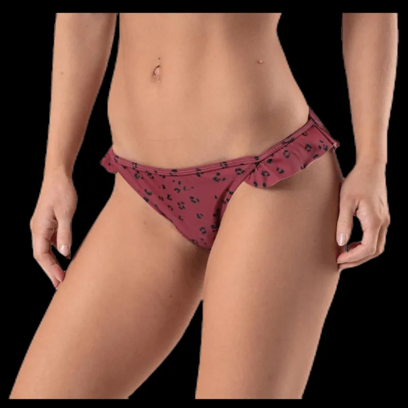 Waikani Beachwear Wikolia Frill Brief Patterned/Red Mönstrad och Röd