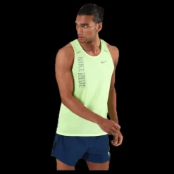 Online Nike Wild Run Rise 365 Tank Green/Yellow Grön