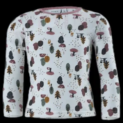 Name It Willit Wool Ls Top White Vit Best