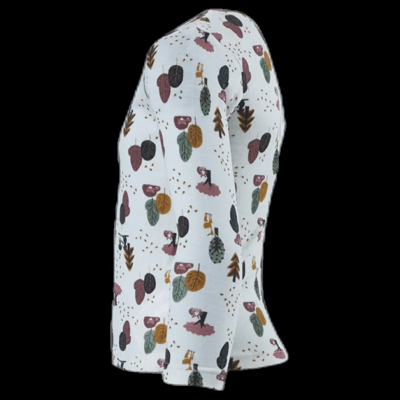Name It Willit Wool Ls Top White Vit Best