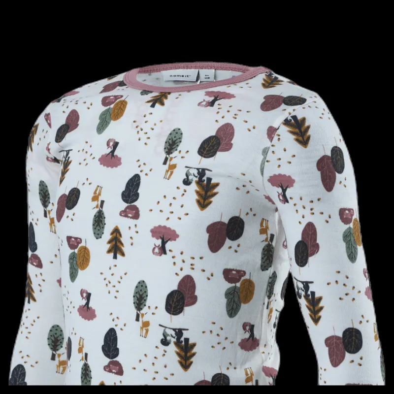 Name It Willit Wool Ls Top White Vit Best