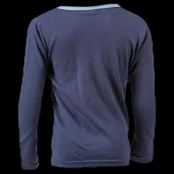 Best Name It Willit Wool Ls Top Xix Blue Blå