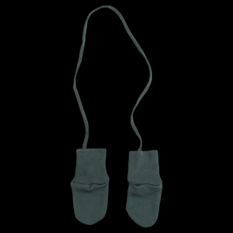 Clearance Name It Willit Wool Mittens Wo/Thumb Grey Grå