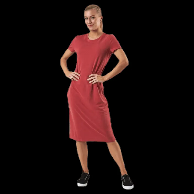 Only Willow Life S/S Dress Red Röd