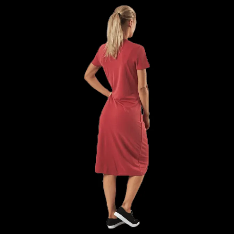Only Willow Life S/S Dress Red Röd