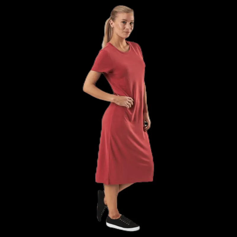 Only Willow Life S/S Dress Red Röd