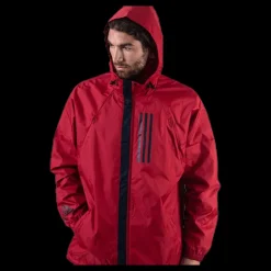 adidas Wind Jacket Lined Red Röd Clearance