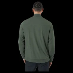 Lyle & Scott Windshield 1/2 Zip Midlayer X65 Cactus Green Grön
