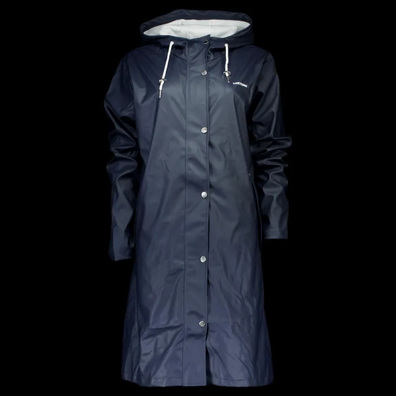 Discount Tretorn Wings A-shape Rain Coat Navy Blaze Svart