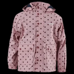 Online Tretorn Wings Fleece-Lined Rain Jacket Pink Rosa