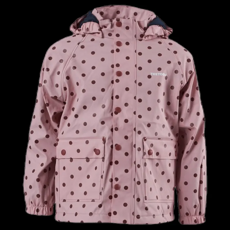 Online Tretorn Wings Fleece-Lined Rain Jacket Pink Rosa
