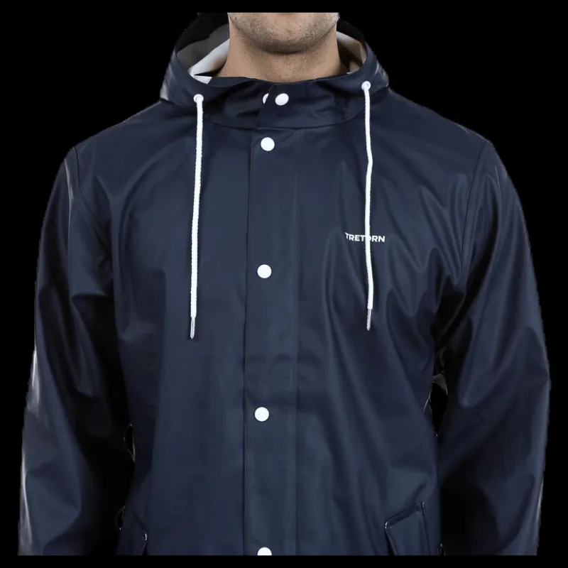 Discount Tretorn Wings Rainjacket Navy Svart