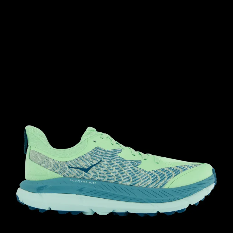Outlet Hoka W mafate speed 4 Lime glow / ocean mist Blå
