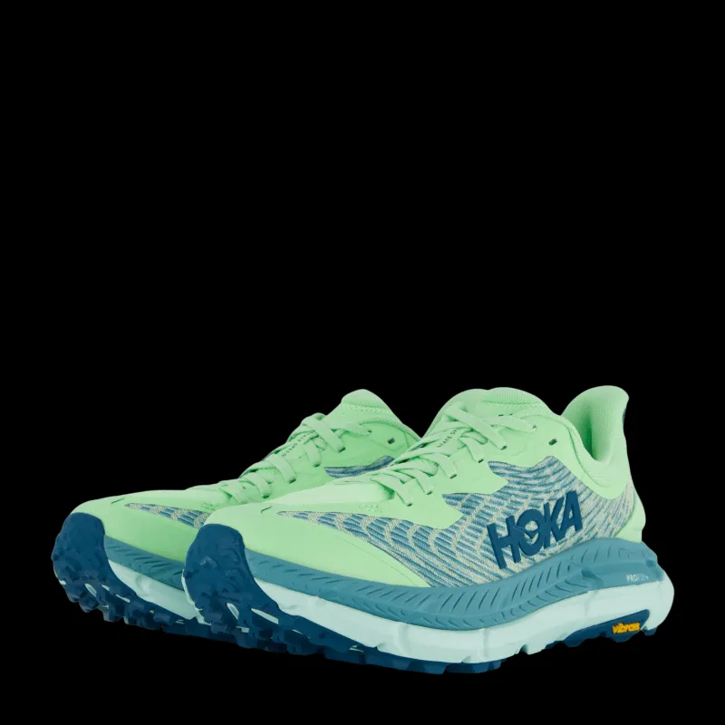 Outlet Hoka W mafate speed 4 Lime glow / ocean mist Blå
