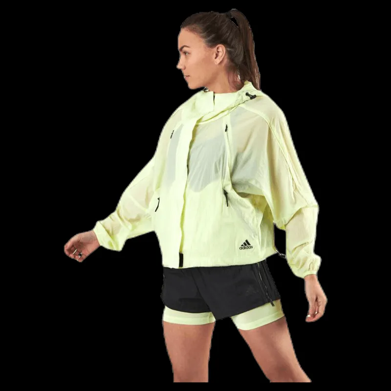 Sale adidas W.N.D. Jkt Yellow