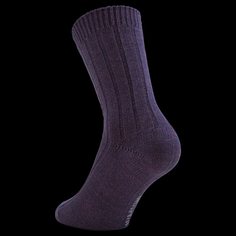 Norfolk Womens Bamboo Blended Walking Socks - Suzy Purple Lila Hot