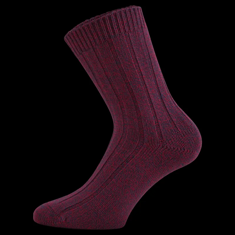 Hot Norfolk Womens Bamboo Blended Walking Socks - Suzy Red Röd