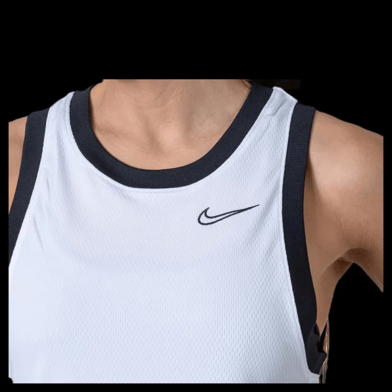 Nike Women's Dri-Fit Tank Vit och Svart Sale