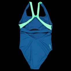Best Speedo Womens Flex Band Swimsuit With Blue/green Blå