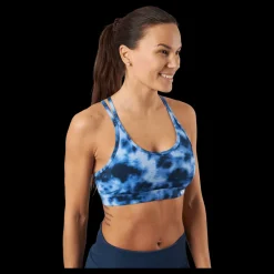 Clearance 2XU Women's Form Strappy Crop Top Blue Blå