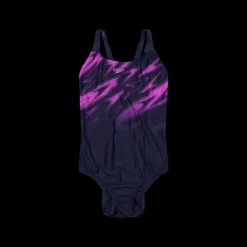 Speedo Womens Hyperboom Placement Mus Navy/pink Blå och Rosa