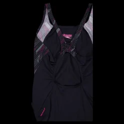 Speedo Womens Hyperboom Splice Muscle Black/pink Svart och Rosa Outlet