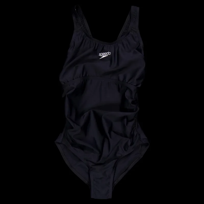 Speedo Womens Maternity Fitness 1pc Black Svart Sale