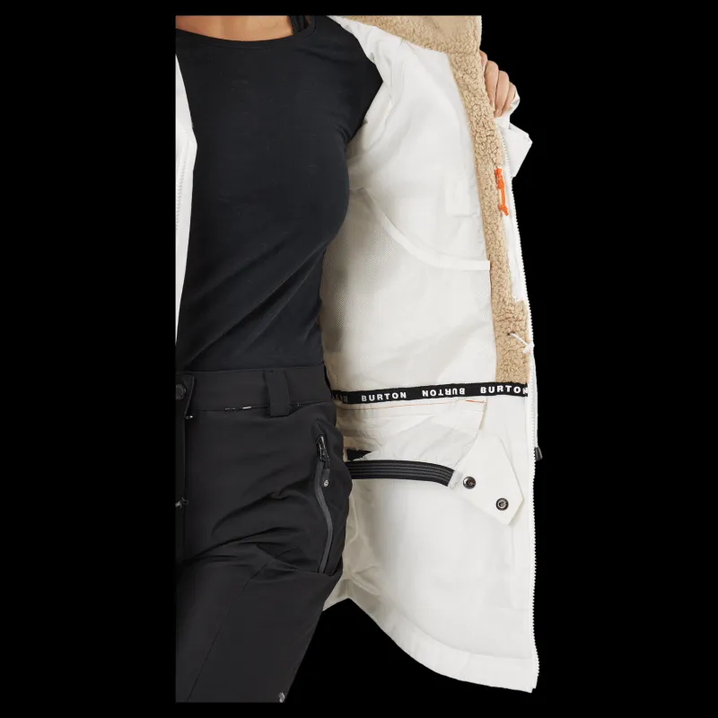Burton Women's Prowess Jacket Stout White Vit