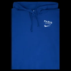 Sale Nike Women's PSG NSW Hoodie Flc Trend Cl Blå