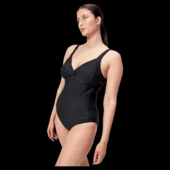 Speedo Womens Shaping Cross Knot 1 Pi Black Svart