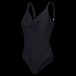 Speedo Womens Shaping Cross Knot 1 Pi Black Svart