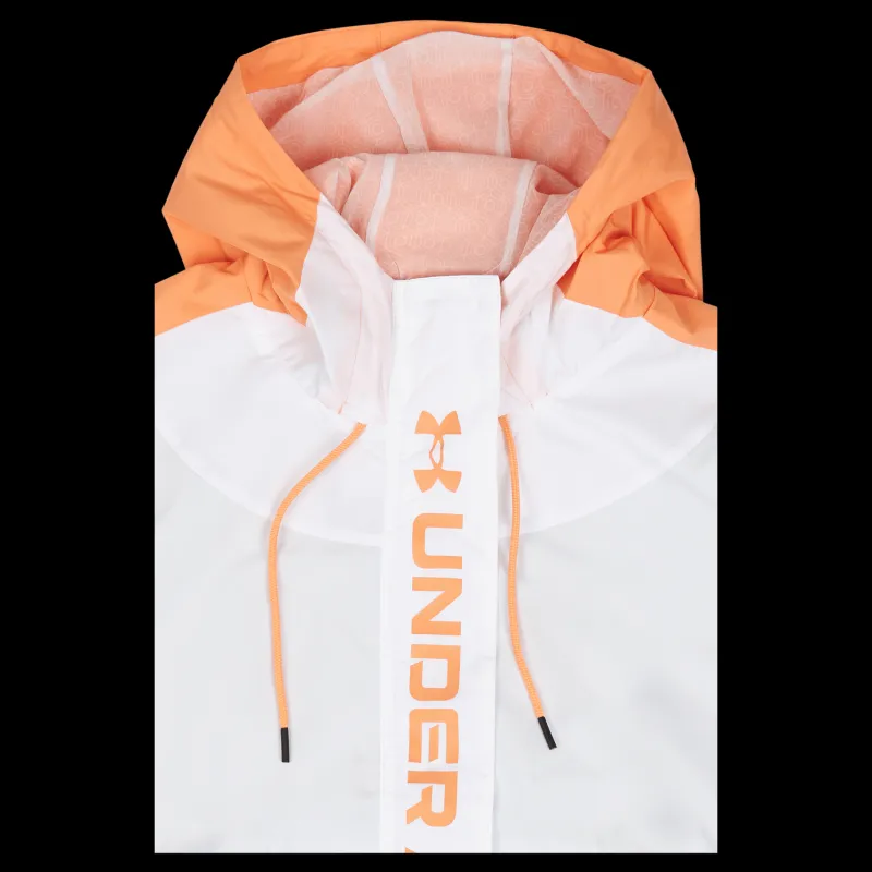Under Armour Women's UA RUSH™ Woven Full-Zip Jacket Vit Outlet