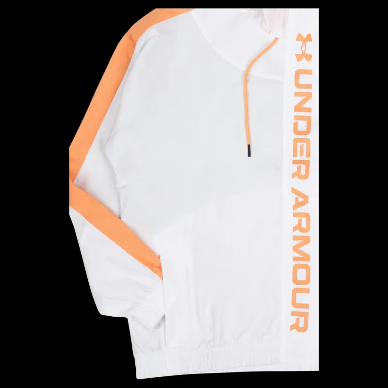 Under Armour Women's UA RUSH™ Woven Full-Zip Jacket Vit Outlet
