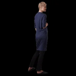 Boob Wonton Dress Blue Blå Best