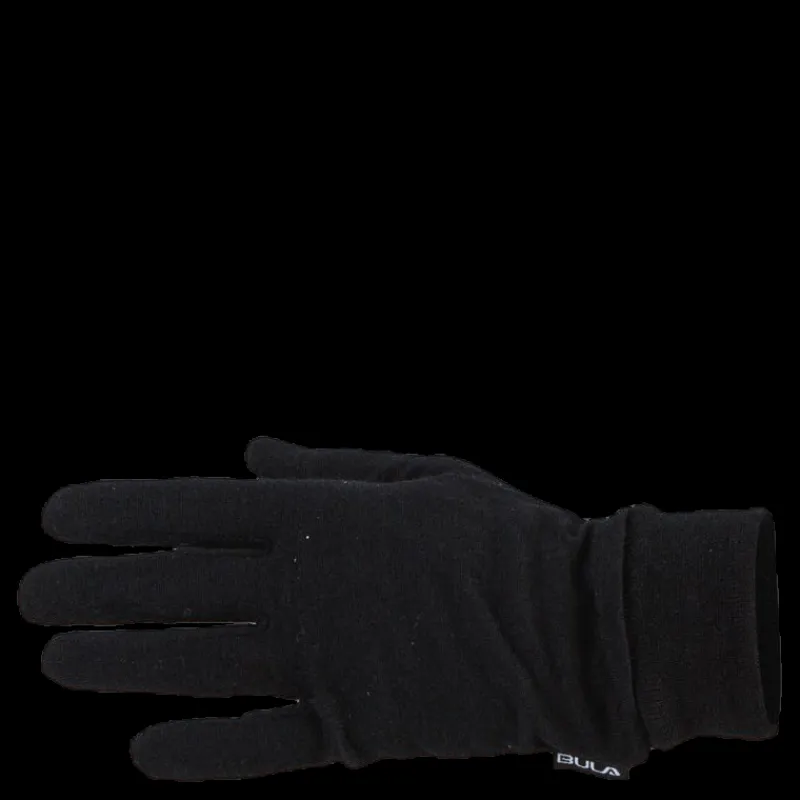 Clearance Bula Wool Glove Liner Black Svart