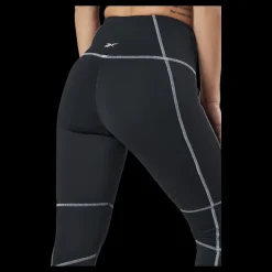 Reebok Wor Detail Hr Tight Black Svart Sale